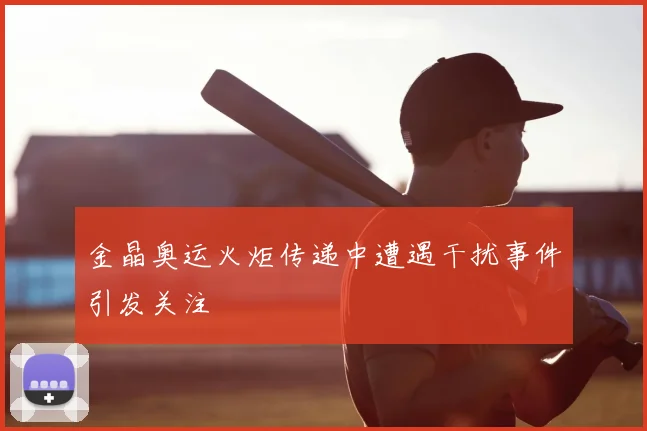 金晶奥运火炬传递中遭遇干扰事件引发关注
