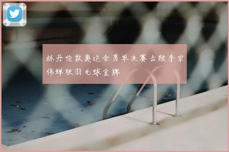 林丹伦敦奥运会男单决赛击败李宗伟蝉联羽毛球金牌